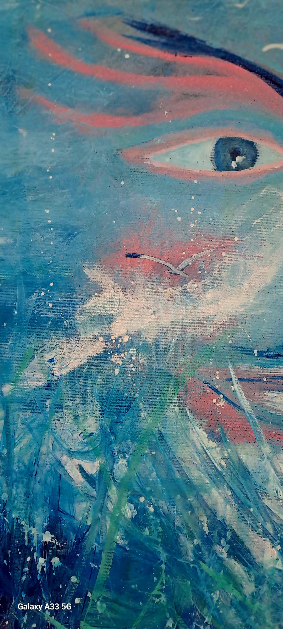 Tableau « Fragment chant de mes veines » de Mariem Garaali — acrylique
