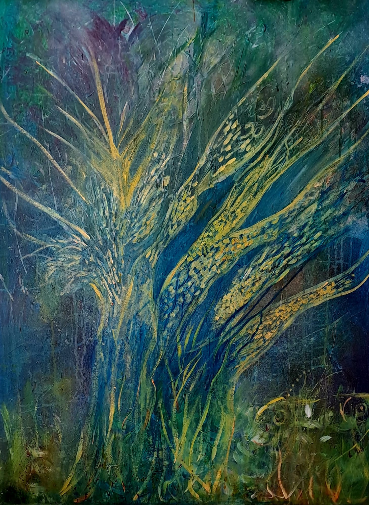 Tableau « Tree of stars.  2022 » de Mariem Garaali — acrylique