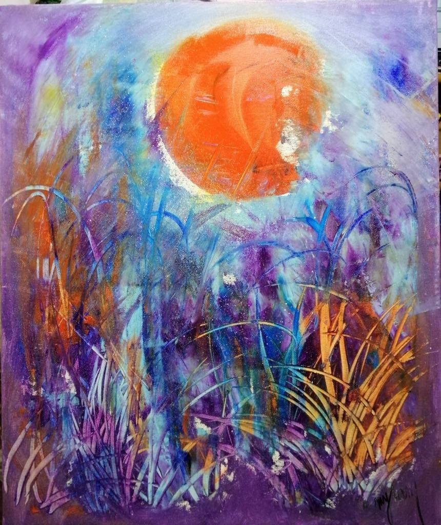 Tableau « Plénitude. 2020 » de Mariem Garaali — mixte