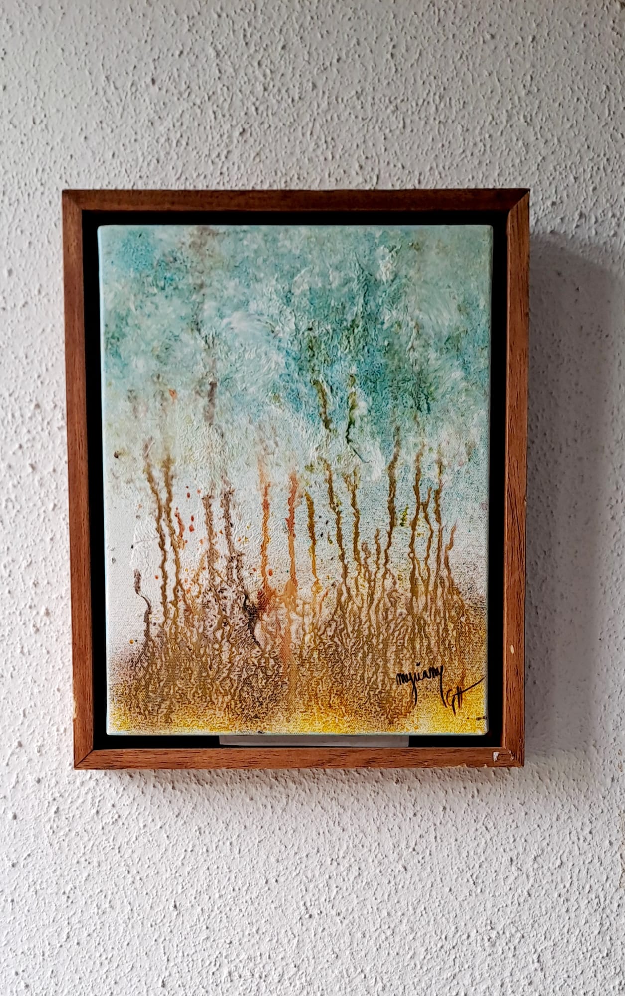 Tableau « Immersion. 2020 » de Mariem Garaali — acrylique et encre