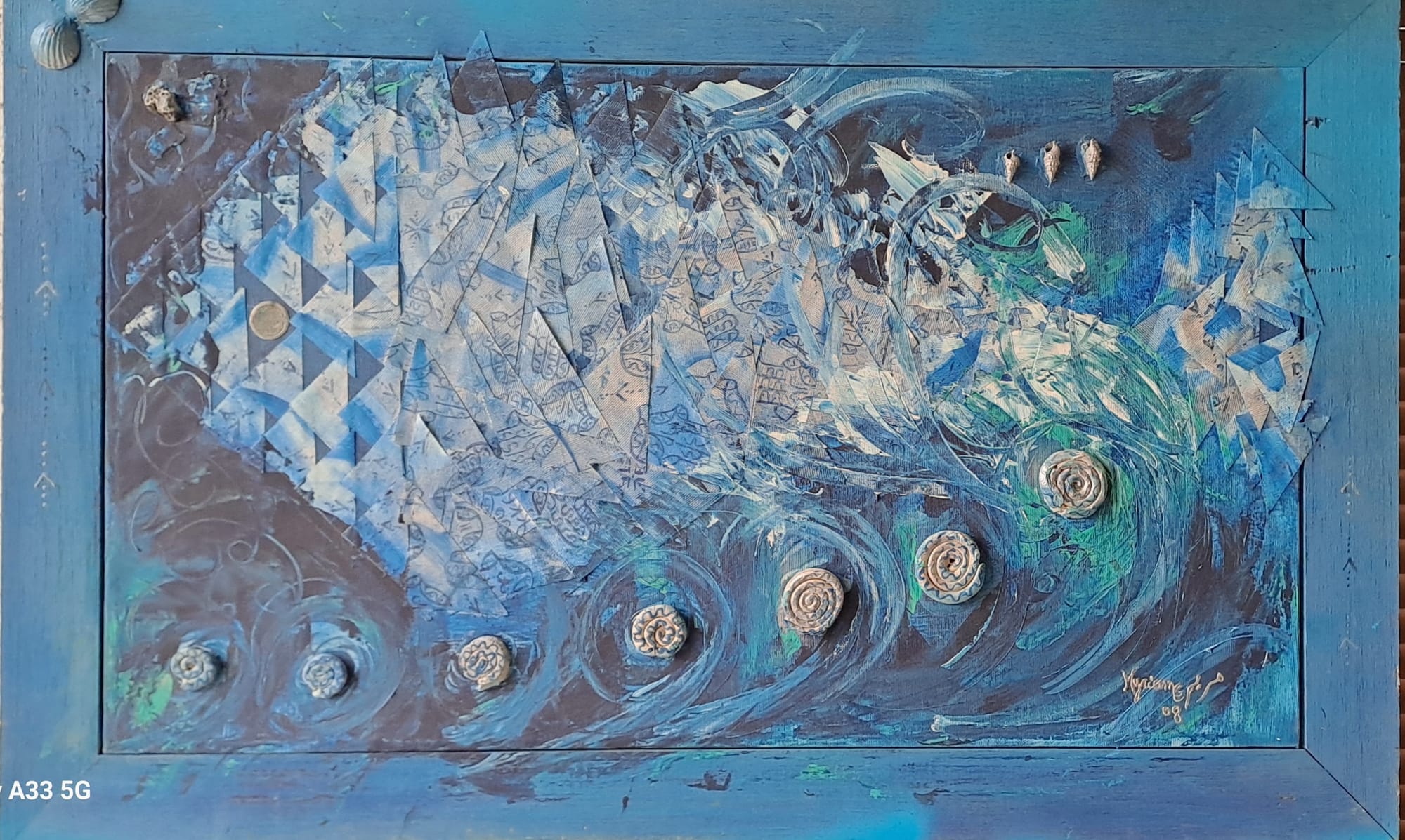 Tableau « Gardien des profondeurs » de Mariem Garaali