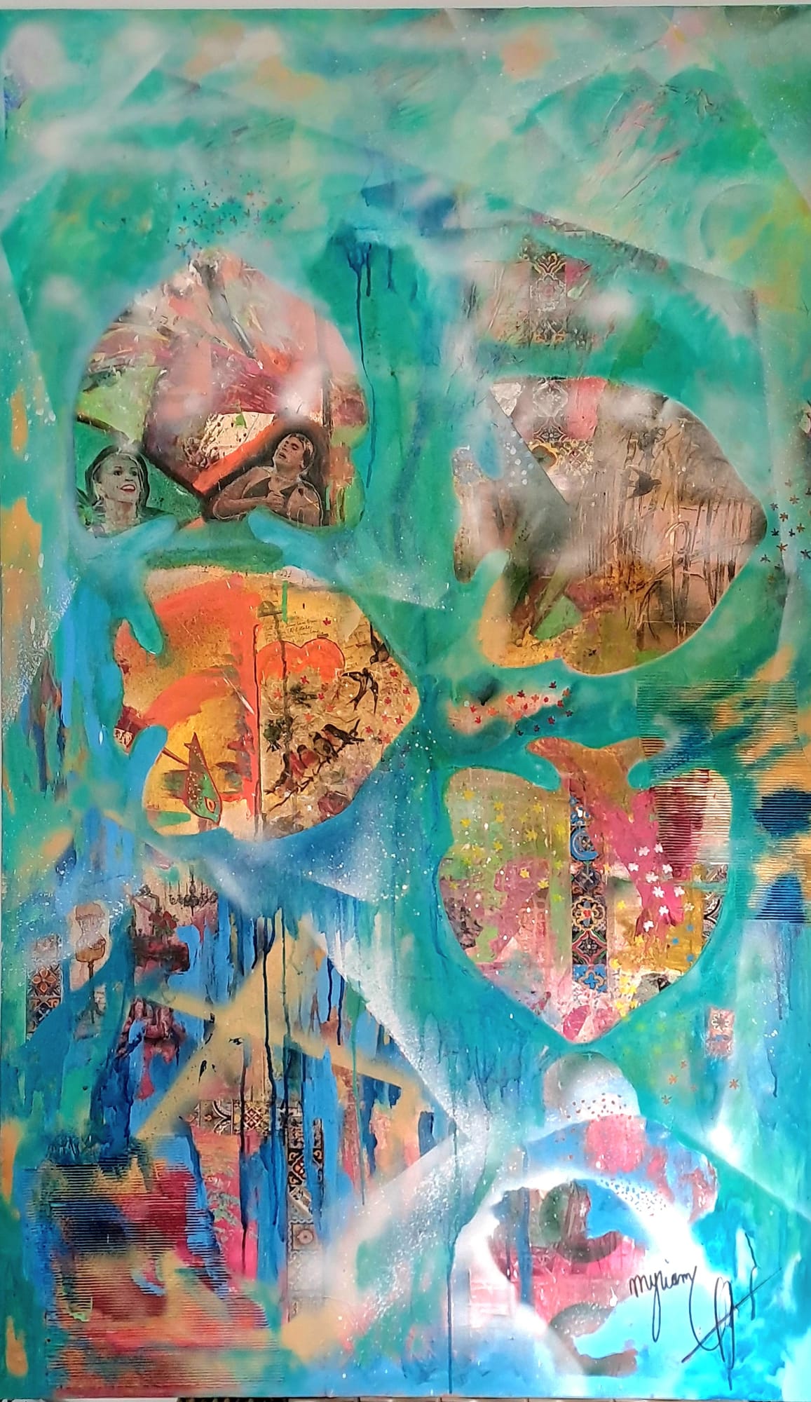 Tableau « Soif multicolore » de Mariem Garaali
