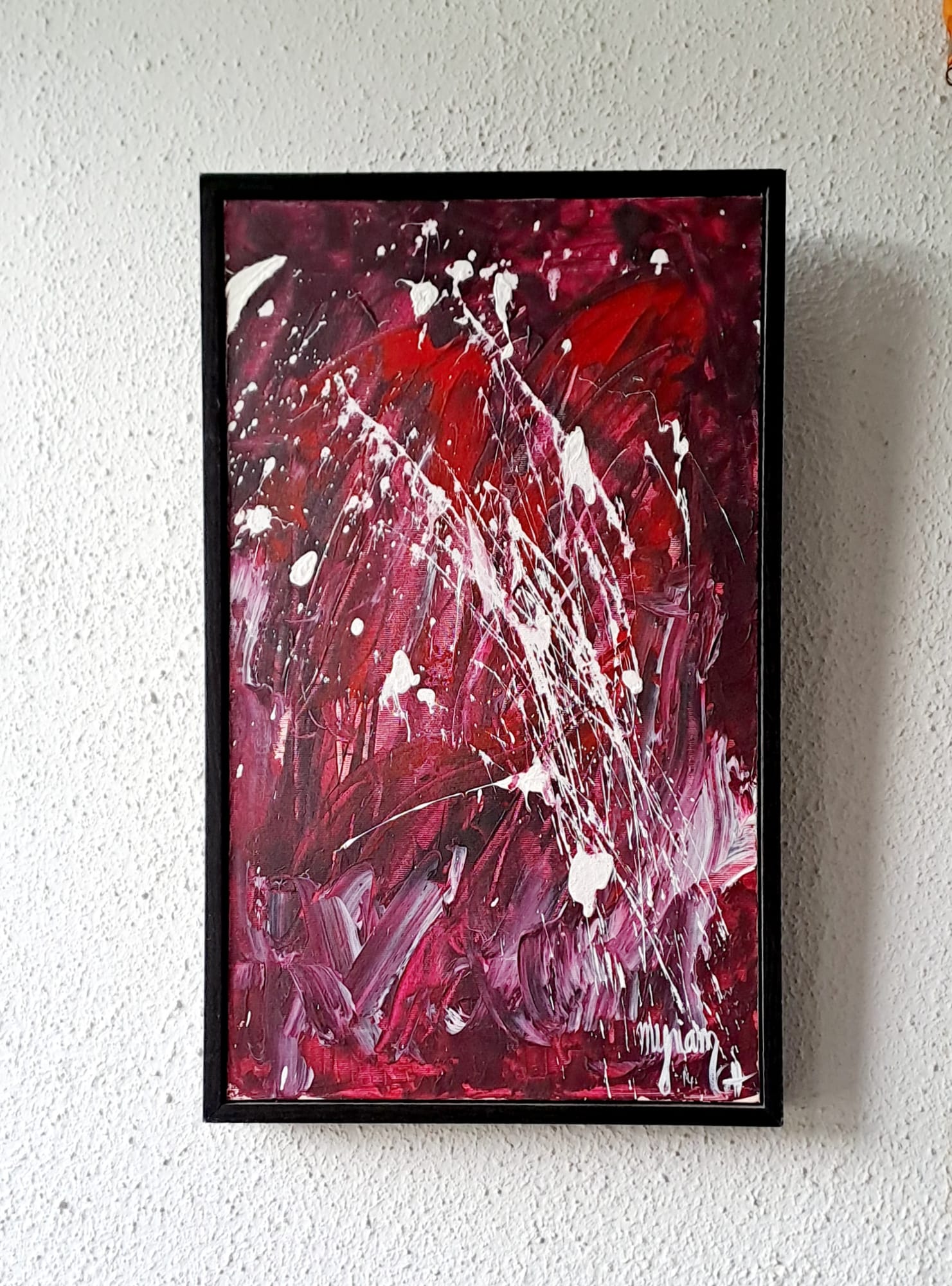 Tableau « Émergences » de Mariem Garaali — acrylique