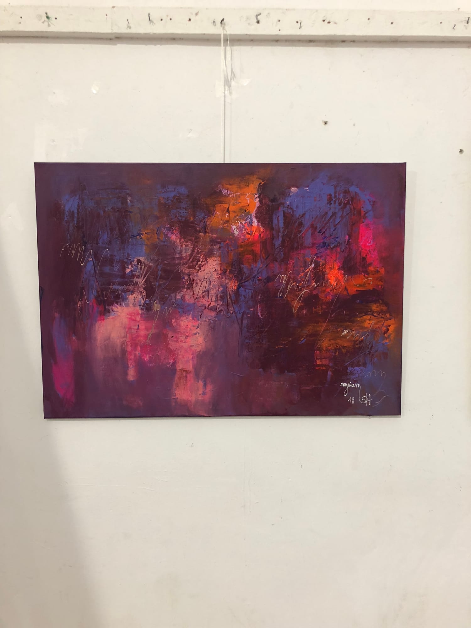 Tableau « Splendeurs multiples » de Mariem Garaali — acrylique