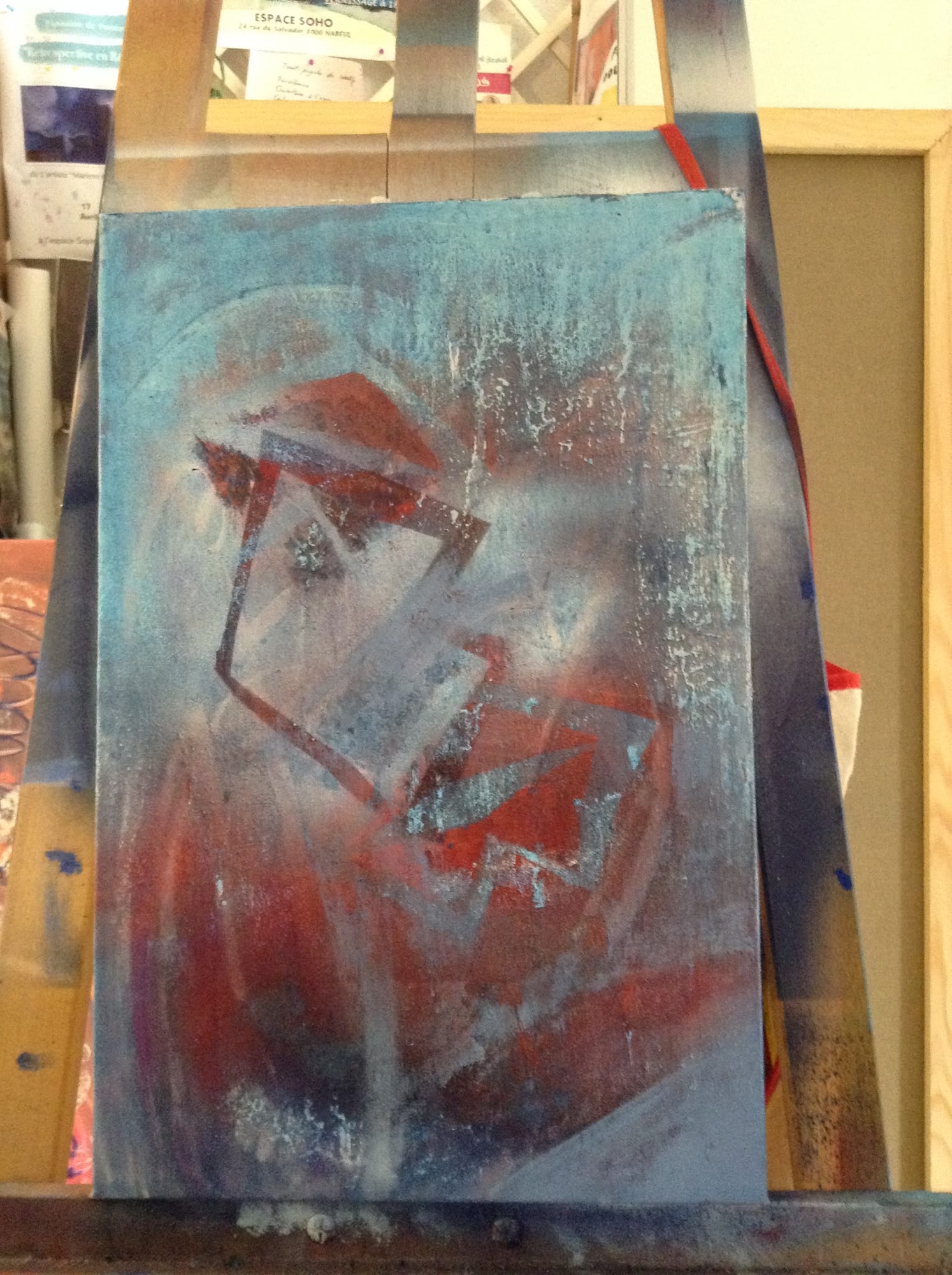 Tableau « Etape 1 » de Mariem Garaali
