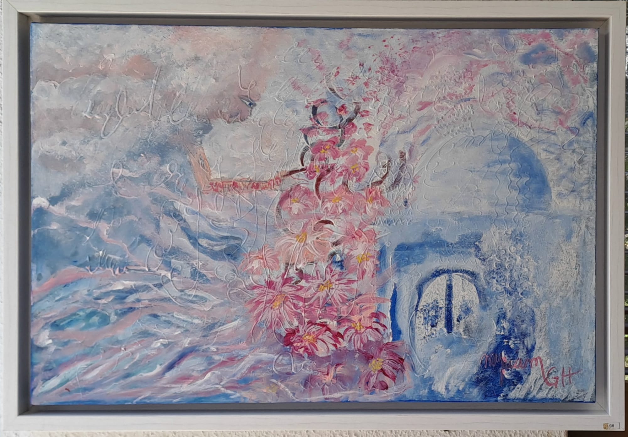 Tableau « Floraison de l'âme » de Mariem Garaali — acrylique