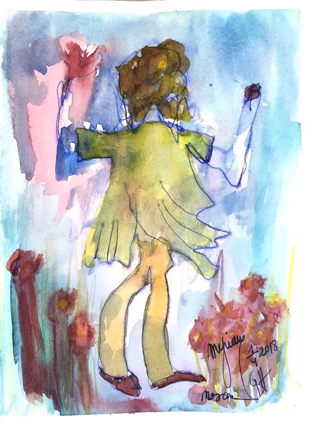 Tableau « Croquis à Moscou 5 » de Mariem Garaali