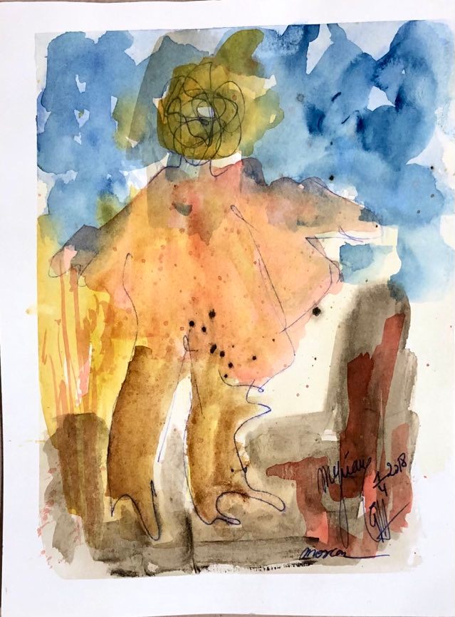 Tableau « Croquis à Moscou 4 » de Mariem Garaali