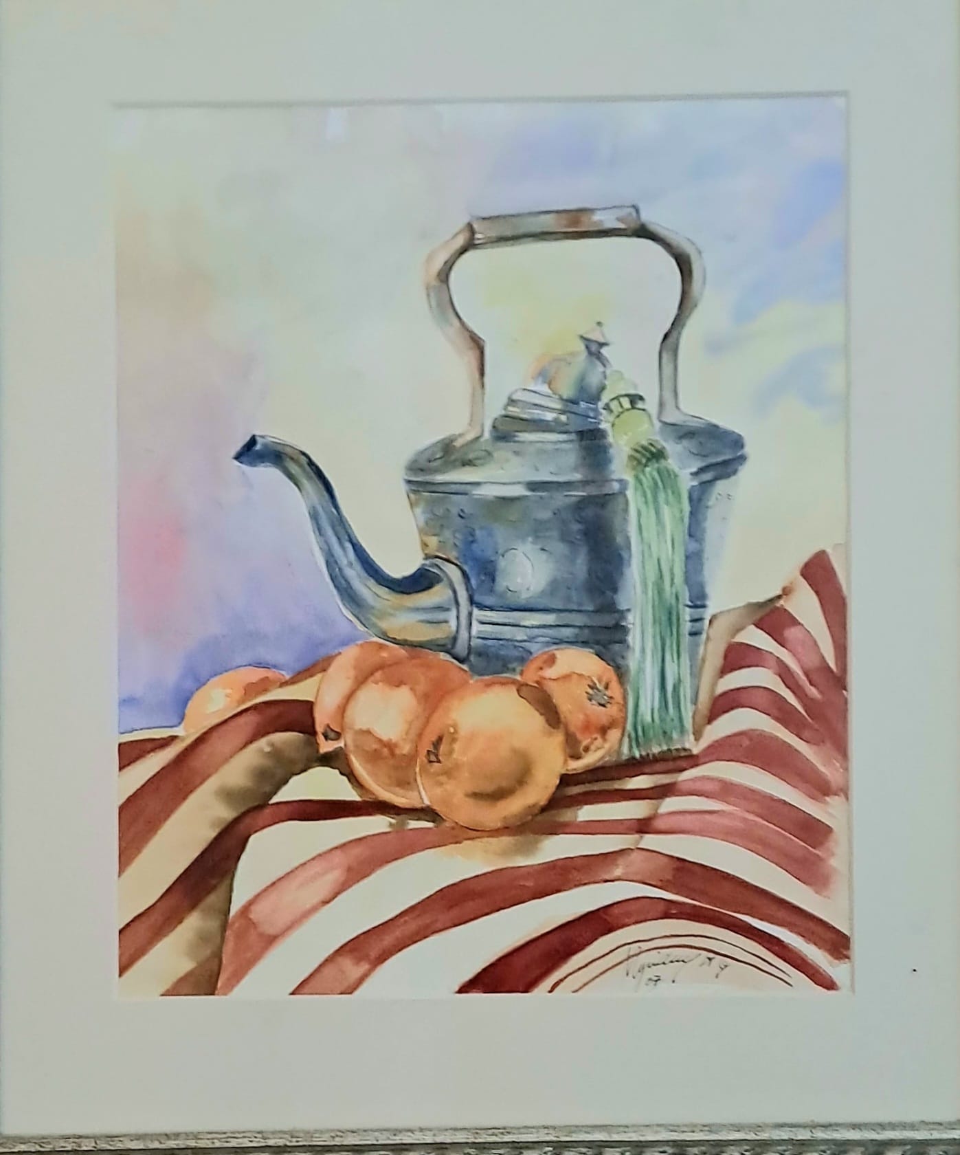 Tableau « Les_oranges » de Mariem Garaali — aquarelle
